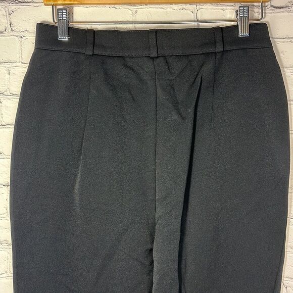 Escada Sport Vintage Wool Blend High Waist Black Stirrup Pants size 42 Germany - Picture 6 of 10